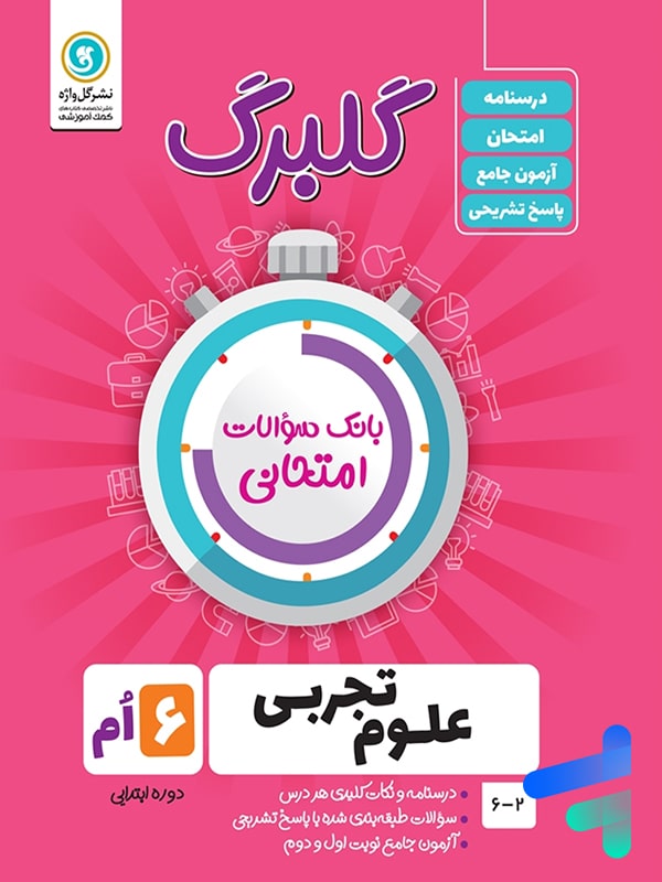 گلبرگ علوم ششم ابتدایی گل واژه - پایتخت کتاب