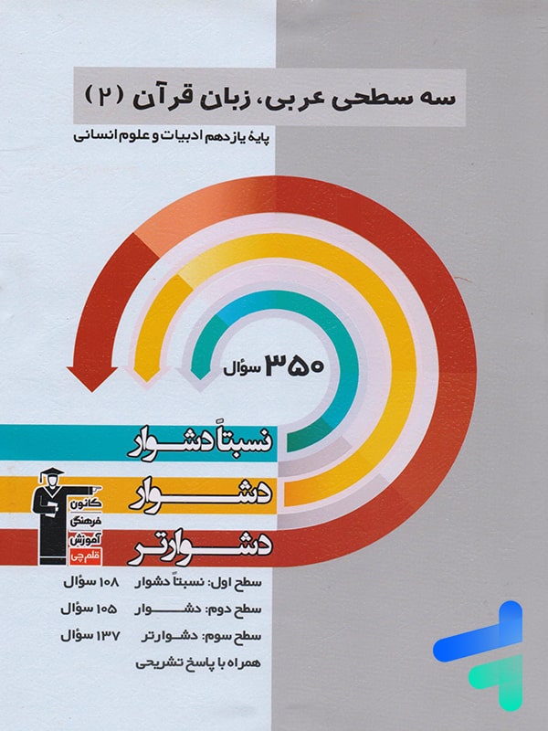 سه سطحی عربی یازدهم انسانی قلم چی - پایتخت کتاب