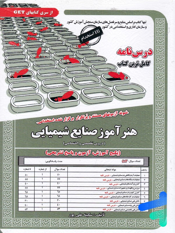 استخدامی هنر آموز صنایع شیمیایی سامان سنجش - پایتخت کتاب