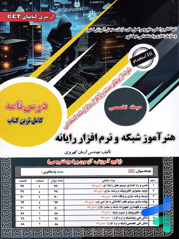 استخدامی هنر آموز شبکه و نرم افزار سامان سنجش - پایتخت کتاب